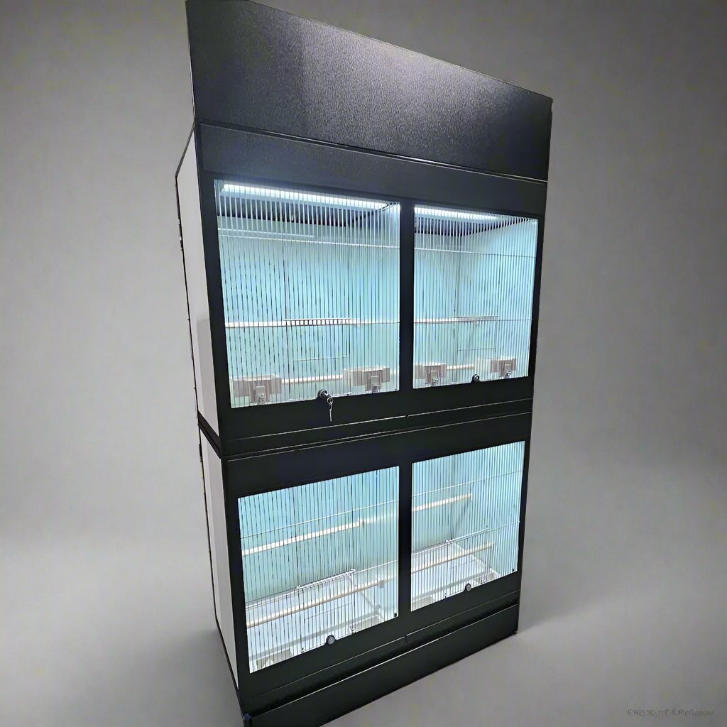 Commercial Bird Aviaries Pet Store Display for small birds or parrots