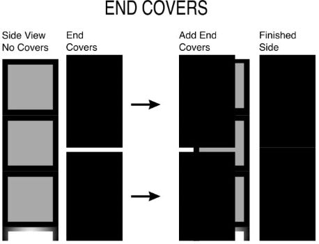 End Covers add on to Commercial Fish Racks