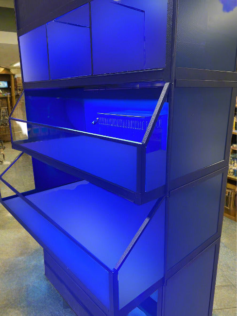 Marine Frag or Coral Care Commercial Wall Rack Display