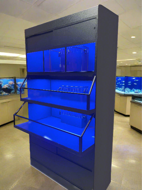 Marine Frag or Coral Care Commercial Wall Rack Display