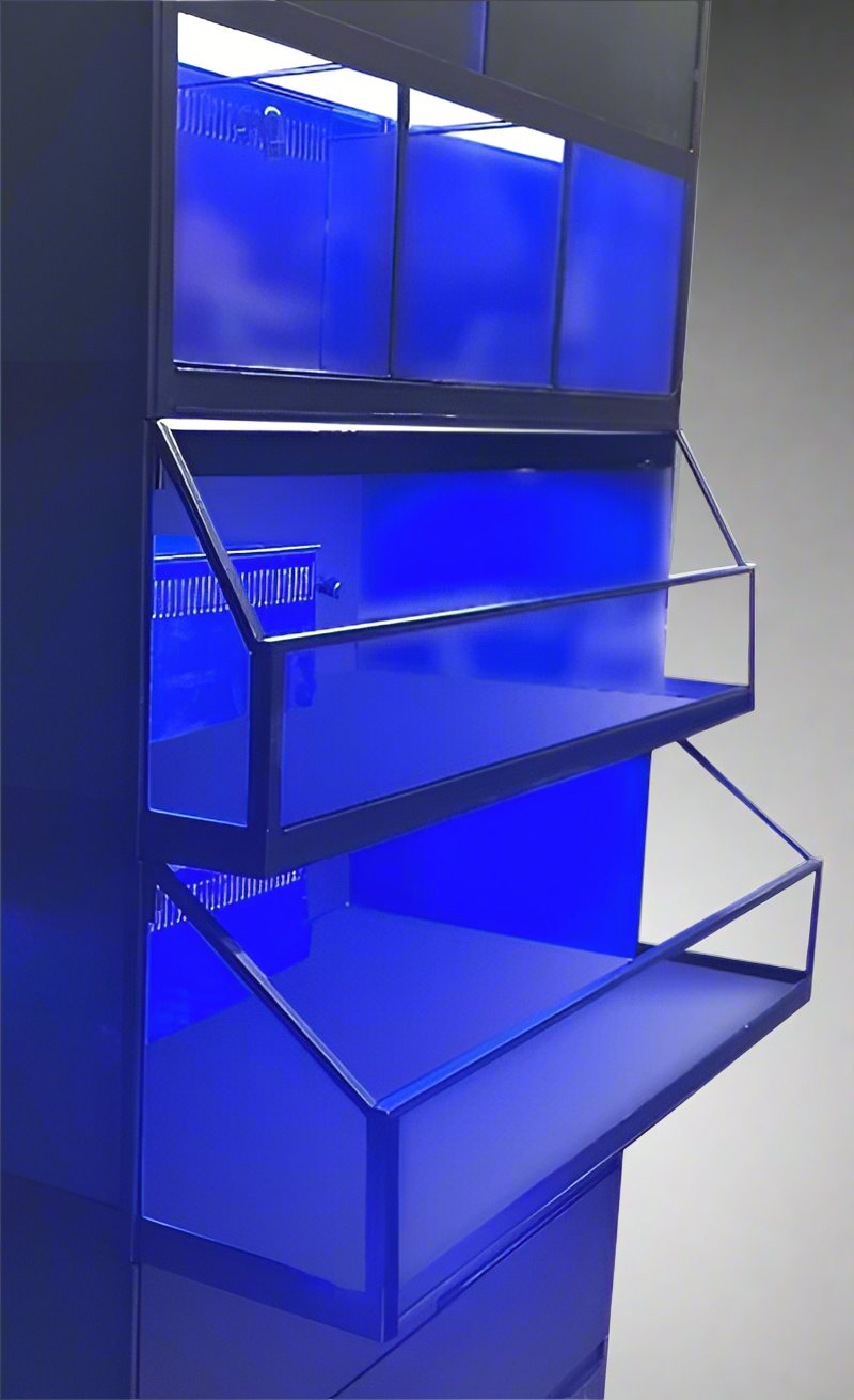 Marine Frag or Coral Care Commercial Wall Rack Display