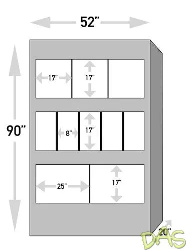 Reptile Care Commercial Display Rack - DAS 