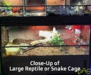 Reptile Care Commercial Display Rack - DAS 