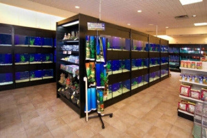 Freshwater Fish Enclosures Commercial Retail Rack Display